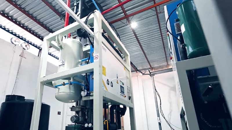 Льдогенератор трубчатого льда CBFI (20 т/сут) для заказчика из Мексики