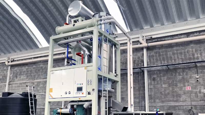 Льдогенератор трубчатого льда CBFI (30 т/сут) для заказчика из Мексики