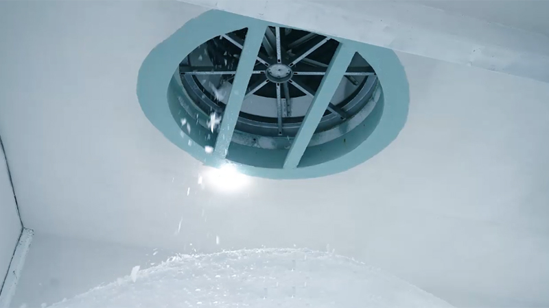 Завод по производству чешуйчатого льда CBFI (90 т/сут) для заказчика из Мексики