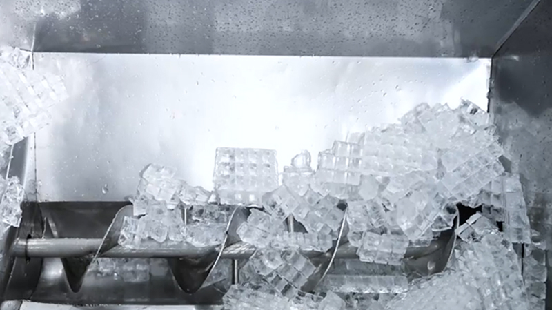 Линия фасовки и упаковки кубиков льда в стаканчики (50 000/сут) для заказчика из Китая