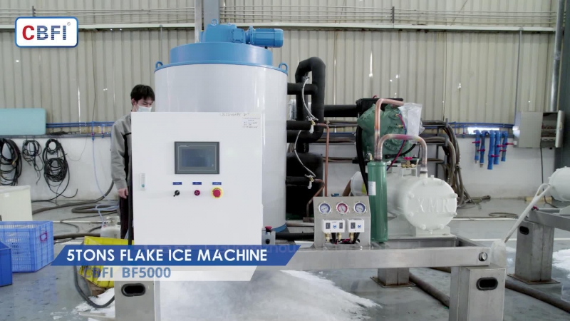 Контейнерная машина для производства чешуйчатого льда производительностью 5 тонн (BF5000)