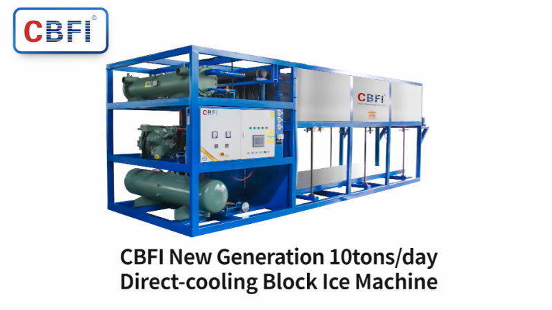 Автоматический льдогенератор блочного льда ABI100