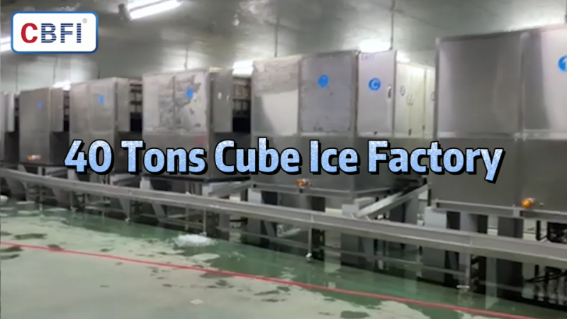 Завод по изготовлению льда производительностью 40 тонн