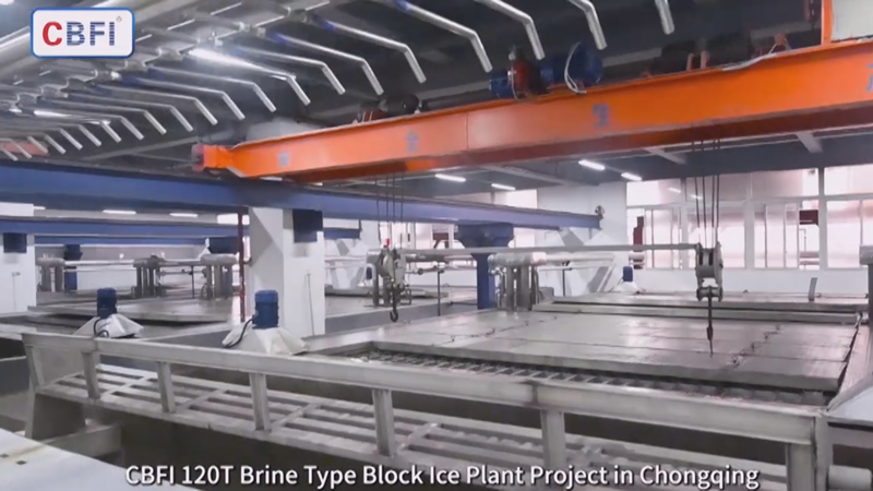 120-тонная машина для производства льда из соленой воды в Чунцине