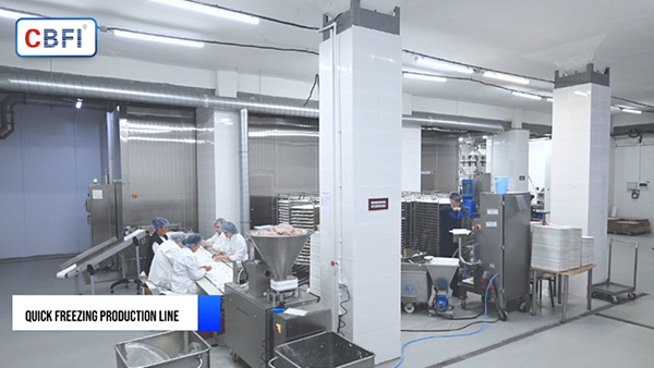 Двойная спиральная камера шоковой заморозки для пельменей,    производительностью 1 т/ч, Россия