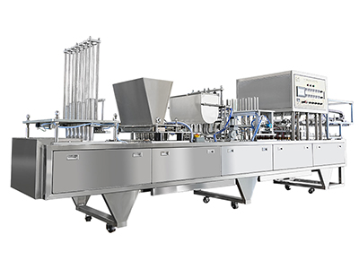 Линия фасовки и упаковки кубиков льда в стаканчики