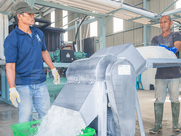 2 x 15-тонные машины для производства льда с прямым охлаждением для клиента из Индонезии