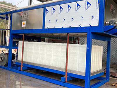 Машина для производства льда с прямым охлаждением объемом 5 тонн для клиента из Гуйчжоу в 2021 году