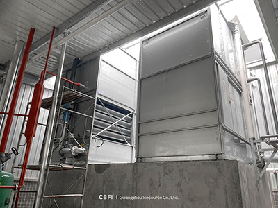 Холодильная камера для хранения продуктов питания вместимостью 5000 тонн