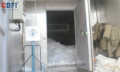 Мальдивы-- Контейнерный льдогенератор и хранилище для льда